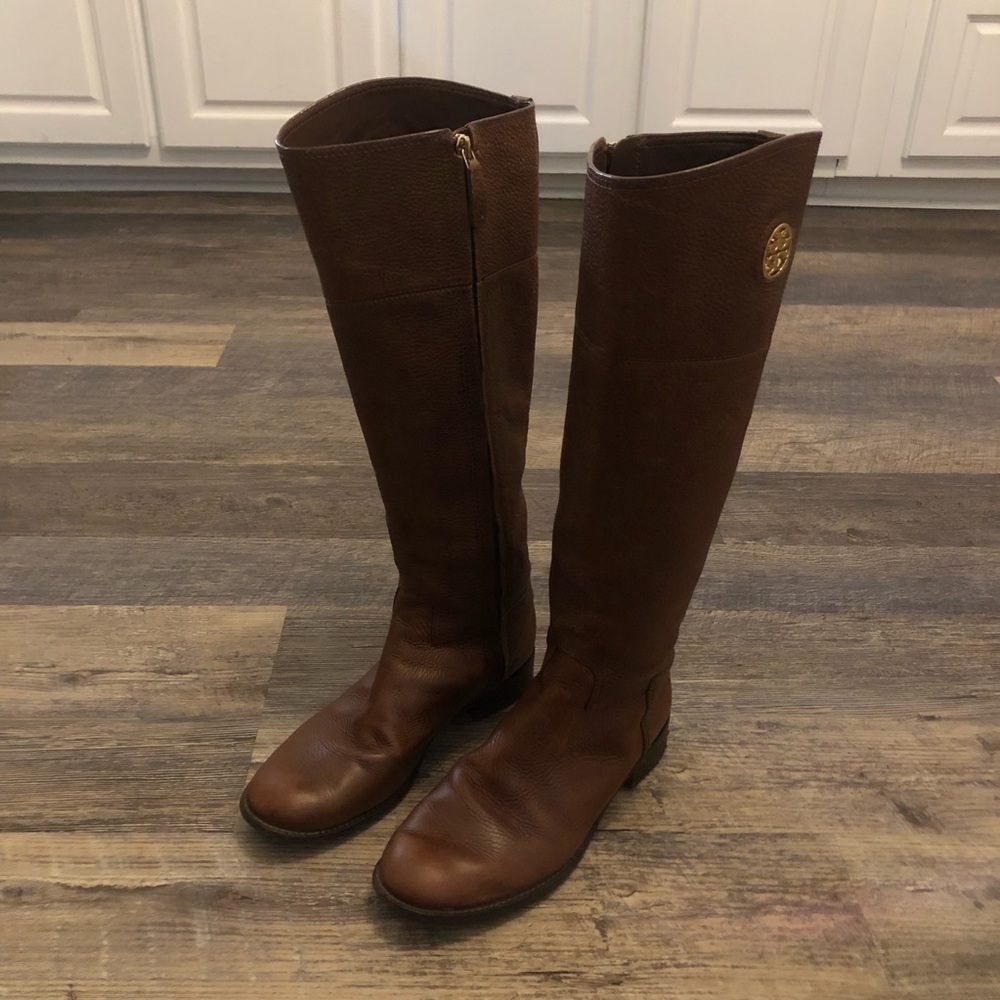 Tory Burch Junction Riding Boots size 8